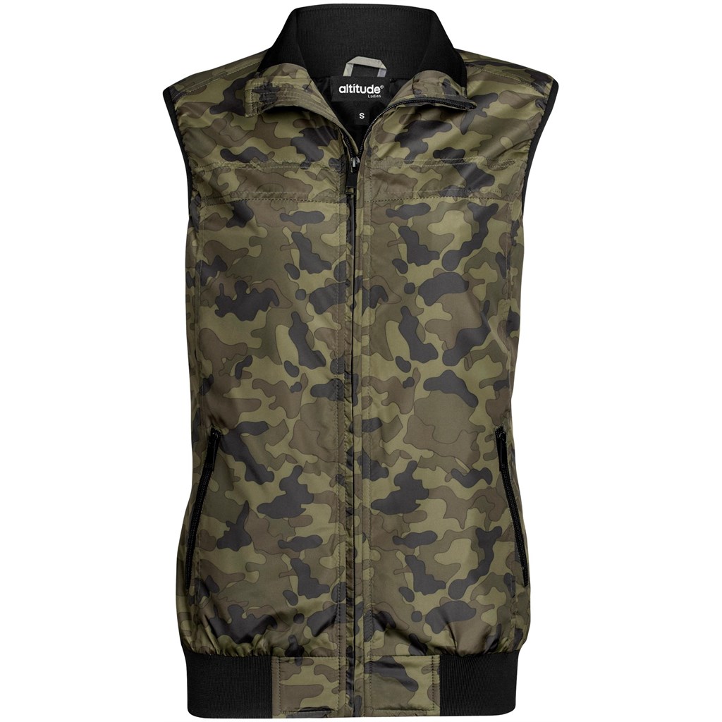 Ladies Colorado Bodywarmer - Camouflage Ladies Colorado Bodywarmer - Camouflage - Image 1