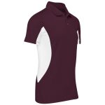 Kids Championship Golf Shirt - Maroon - Image 3