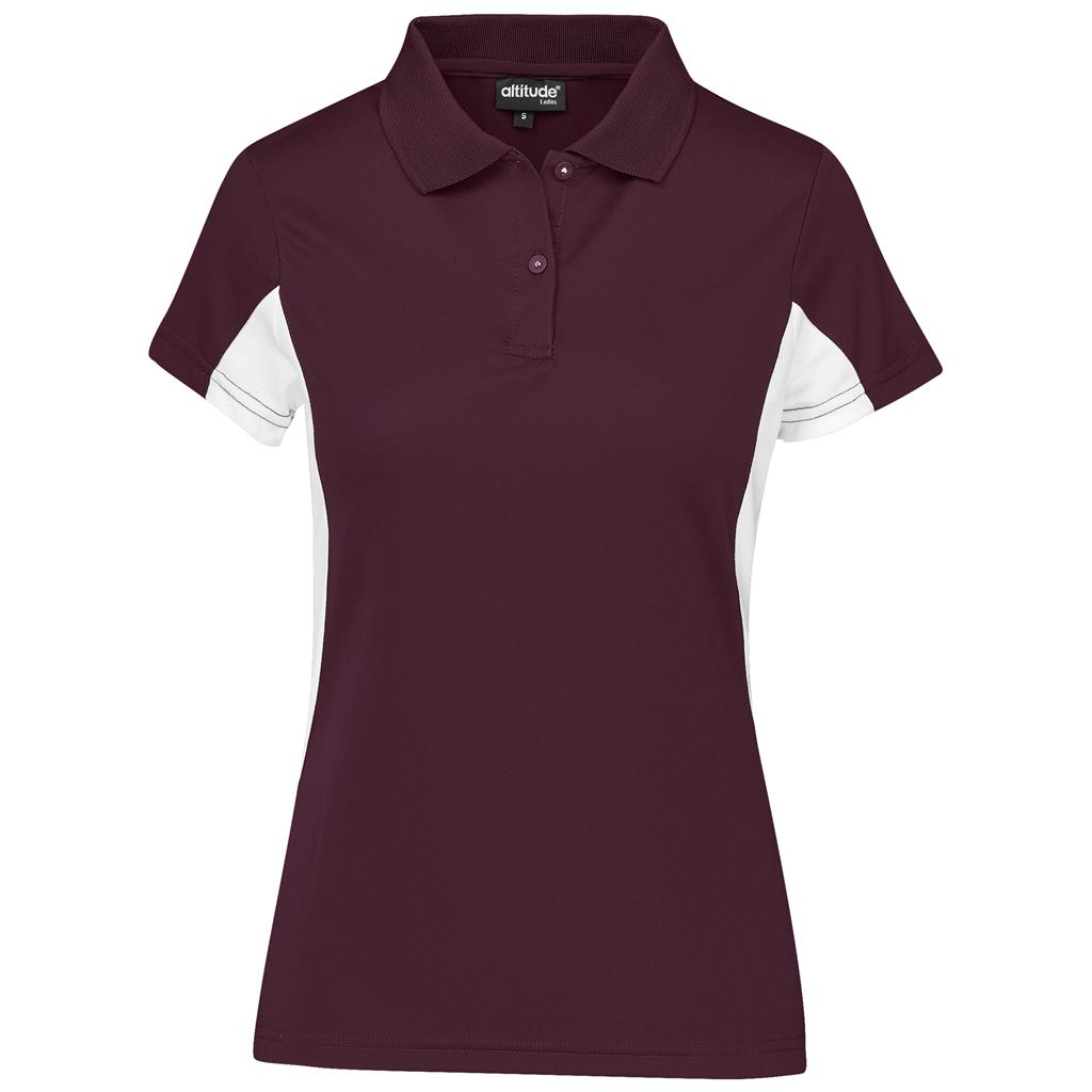 Ladies Championship Golf Shirt - Maroon Ladies Championship Golf Shirt - Maroon - Image 1