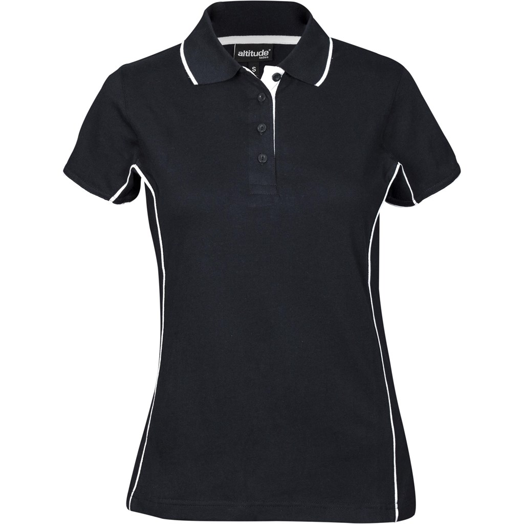 Ladies Denver Golf Shirt - Navy Ladies Denver Golf Shirt - Navy - Image 1