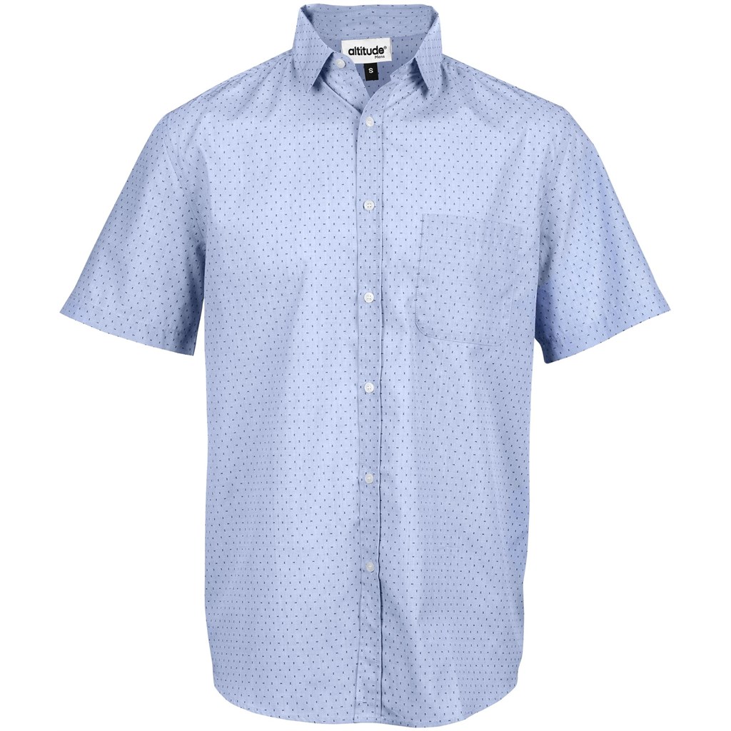 Mens Short Sleeve Duke Shirt - Light Blue Mens Short Sleeve Duke Shirt - Light Blue - Image 1