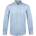 Mens Long Sleeve Edinburgh Shirt - Blue