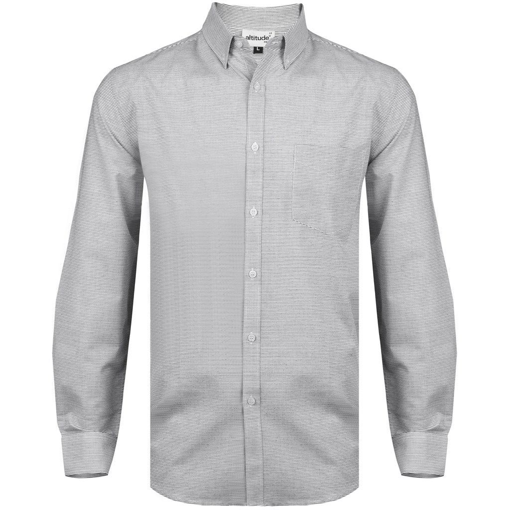 Mens Long Sleeve Earl Shirt - Grey Mens Long Sleeve Earl Shirt - Grey - Image 1