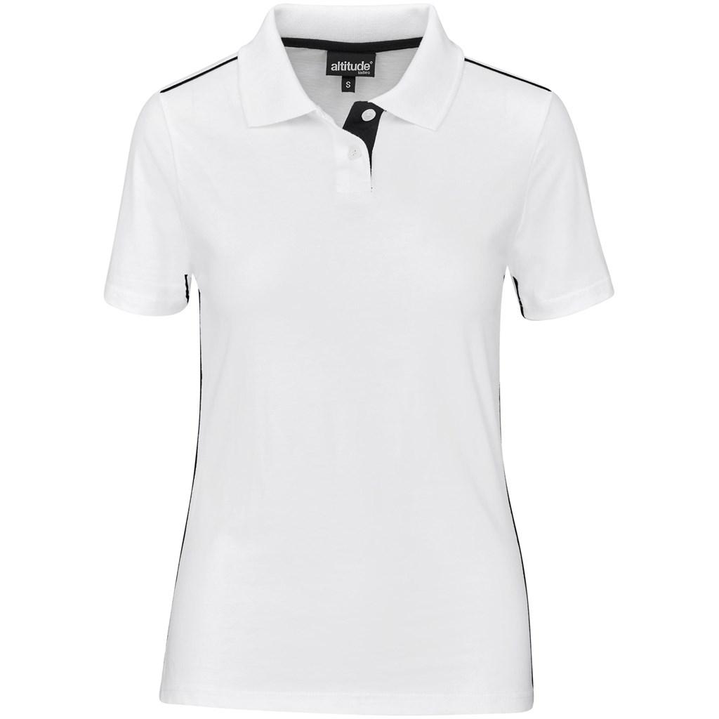 Ladies Galway Golf Shirt - White Ladies Galway Golf Shirt - White - Image 1
