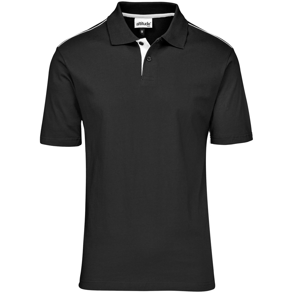 Mens Galway Golf Shirt - Black Mens Galway Golf Shirt - Black - Image 1