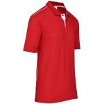 Mens Galway Golf Shirt - Red - Image 2