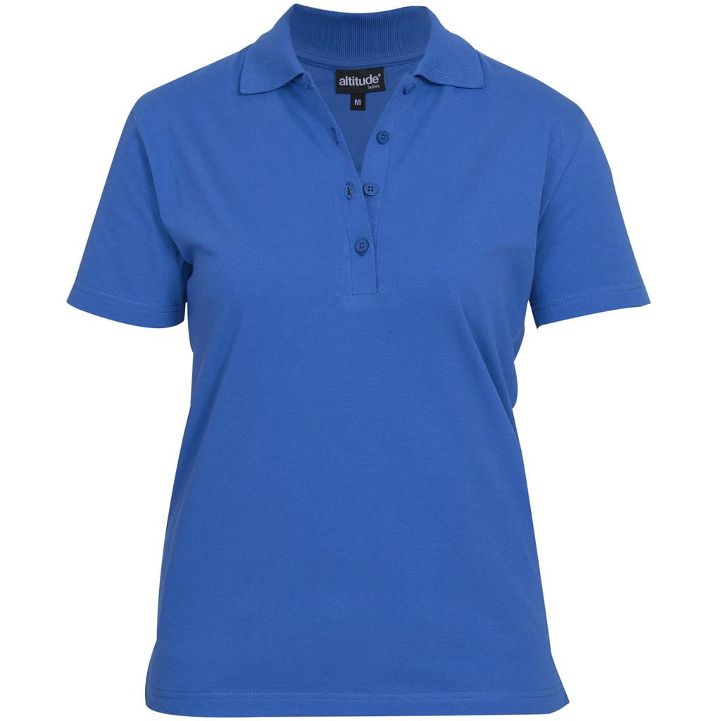 Ladies Michigan Golf Shirt - Royal Blue Ladies Michigan Golf Shirt - Royal Blue - Image 1