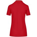 Ladies New York Golf Shirt - Red - Image 2