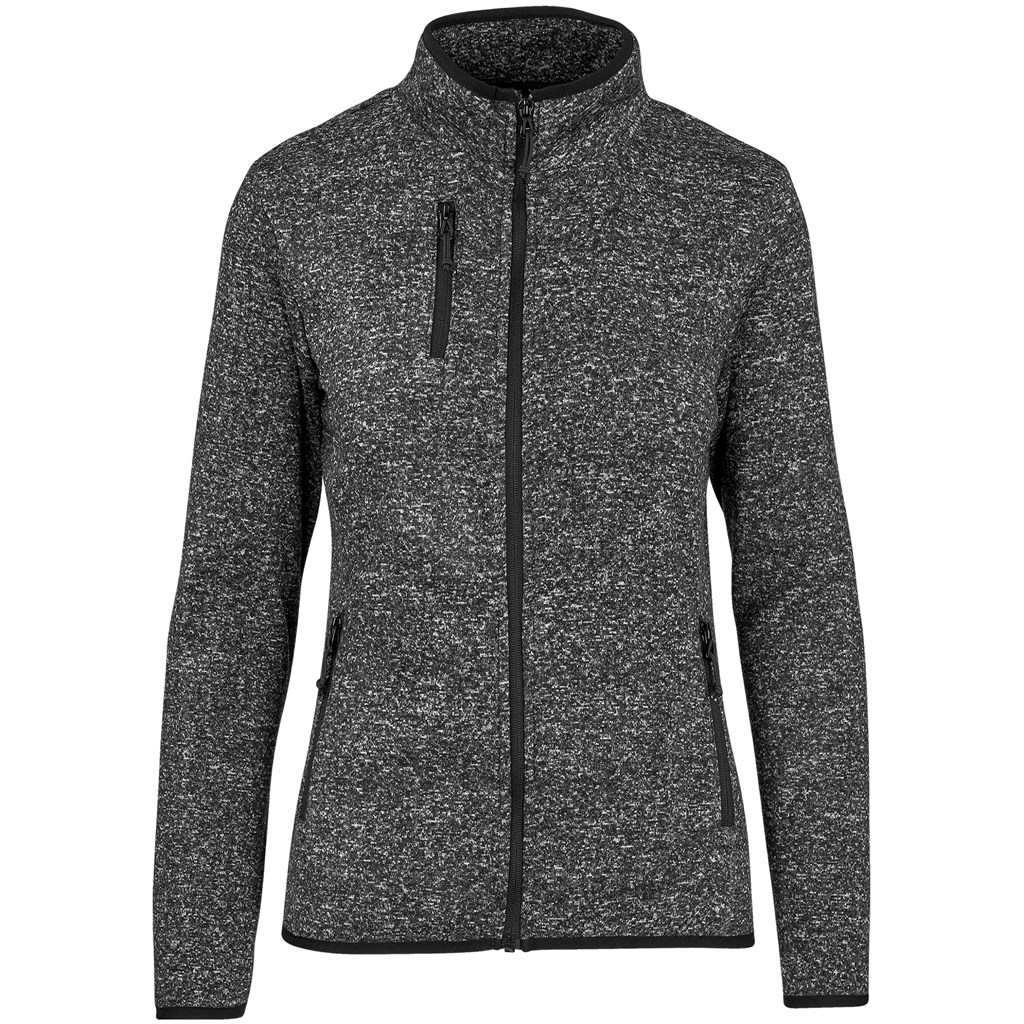 Ladies Paragon Fleece Jacket - Charcoal Ladies Paragon Fleece Jacket - Charcoal - Image 1