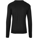 Mens Long Sleeve Peru V-Neck Jersey - Black - Image 3