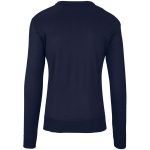Mens Long Sleeve Peru V-Neck Jersey - Navy - Image 2
