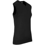 Mens Sleeveless Peru V-Neck Jersey - Black - Image 3