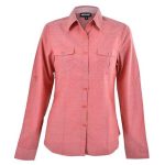 Ladies Long Sleeve Ruby Shirt - Red