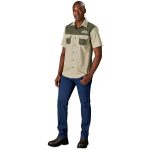Mens Short Sleeve Serengeti 2-Tone Bush Shirt - Image 9
