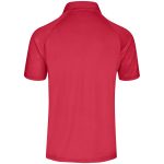 Mens Santorini Golf Shirt - Red - Image 3