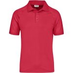 Mens Santorini Golf Shirt - Red