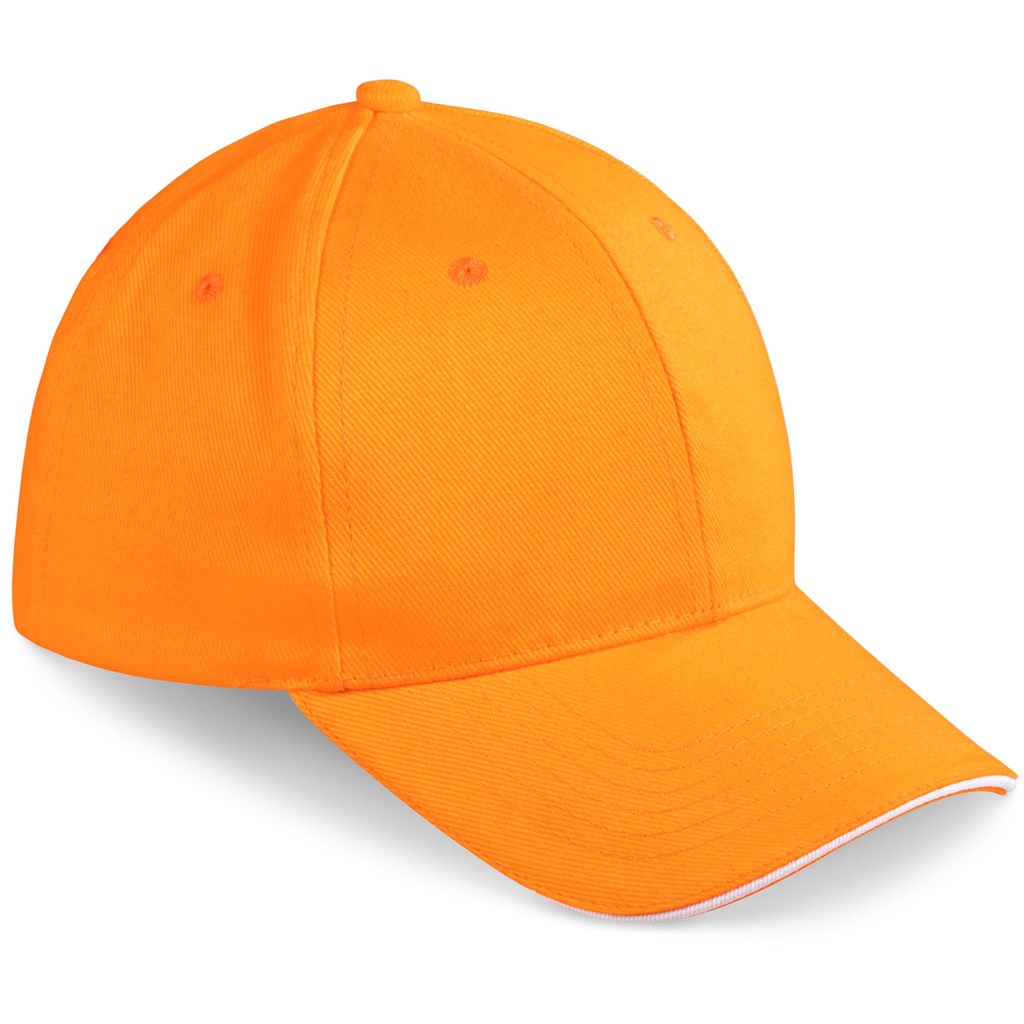 Swift Sandwich Cap - 6 Panel - Orange Swift Sandwich Cap - 6 Panel - Orange - Image 1