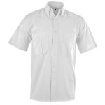Mens Short Sleeve Tracker Shirt - White