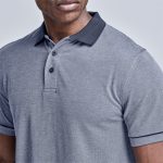 Mens Verge Golf Shirt - Blue - Image 2