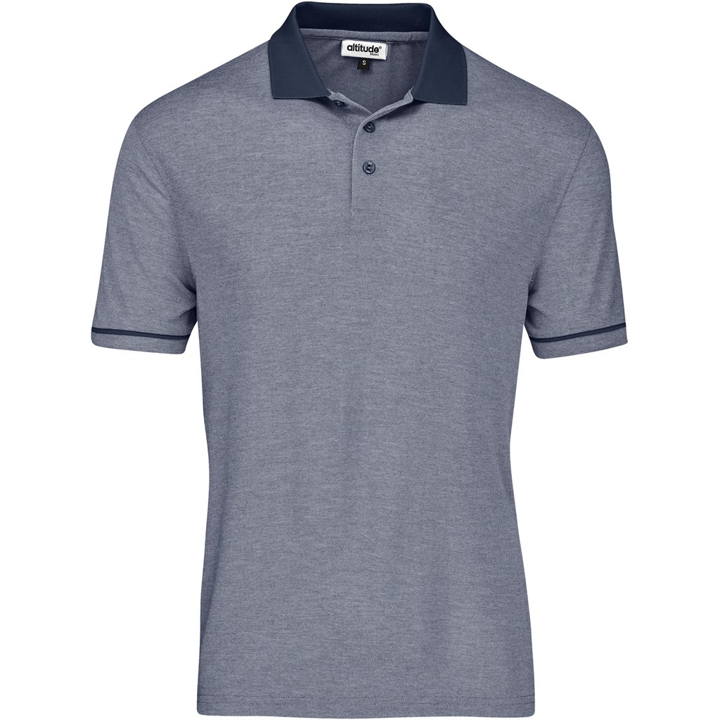 Mens Verge Golf Shirt - Blue Mens Verge Golf Shirt - Blue - Image 1