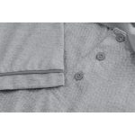 Mens Verge Golf Shirt - Light Grey - Image 2