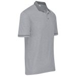 Mens Verge Golf Shirt - Light Grey - Image 4