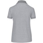 Ladies Verge Golf Shirt - Light Grey - Image 3