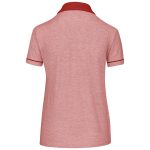 Ladies Verge Golf Shirt - Red - Image 2
