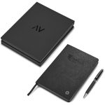 Alex Varga Corinthia Hard Cover Notebook & Pen Set - Image 5