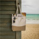 Okiyo Suna Jute & Cotton Beach Bag - Image 3