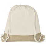 Okiyo Bijin Jute & Cotton Drawstring Bag - Image 4