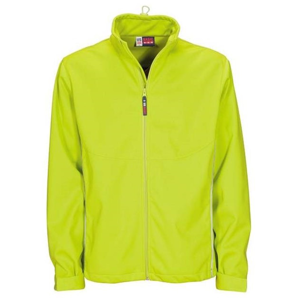 Mens Cromwell Softshell Jacket - Lime Mens Cromwell Softshell Jacket - Lime - Image 1