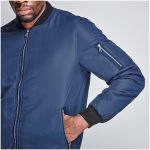 Mens Crusader Bomber Jacket - Navy - Image 4