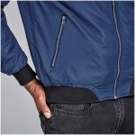 Mens Crusader Bomber Jacket - Navy - Image 2