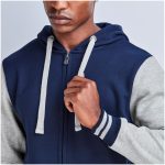 Mens Princeton Hooded Sweater - Navy - Image 4