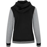 Ladies Princeton Hooded Sweater - Black - Image 4