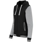 Ladies Princeton Hooded Sweater - Black - Image 3
