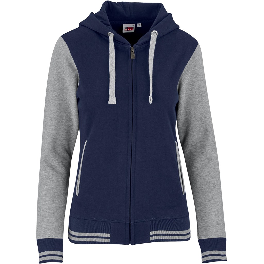Ladies Princeton Hooded Sweater - Navy Ladies Princeton Hooded Sweater - Navy - Image 1