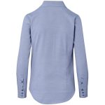 Ladies Long Sleeve Wallstreet Shirt - Navy - Image 2