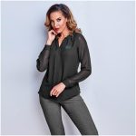 Ladies Long Sleeve Zenobia Blouse - Image 2