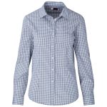 Ladies Long Sleeve Kenton Shirt - Light Blue