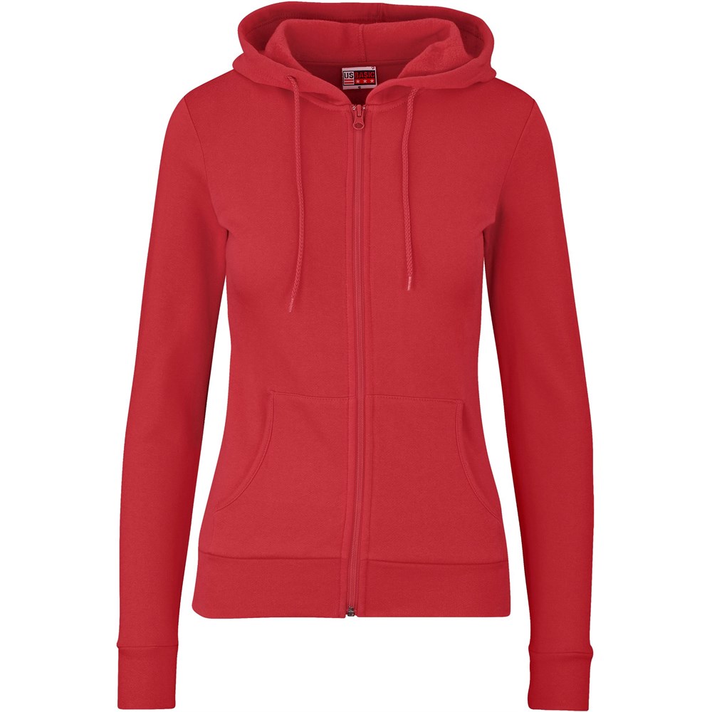 Ladies Bravo Hooded Sweater - Red Ladies Bravo Hooded Sweater - Red - Image 1