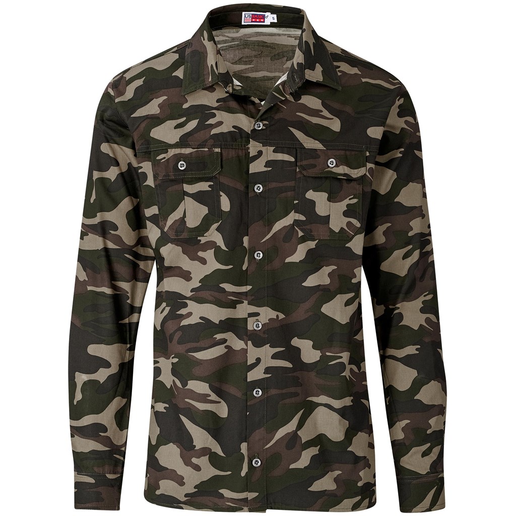 Mens Long Sleeve Wildstone Shirt - Camouflage Mens Long Sleeve Wildstone Shirt - Camouflage - Image 1