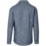 Mens Long Sleeve Windsor Shirt - Navy - Image 5