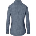 Ladies Long Sleeve Windsor Shirt - Navy - Image 3
