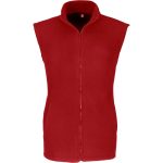 Mens Yukon Micro Fleece Bodywarmer - Red