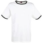 Mens Adelaide Contrast T-Shirt - Black