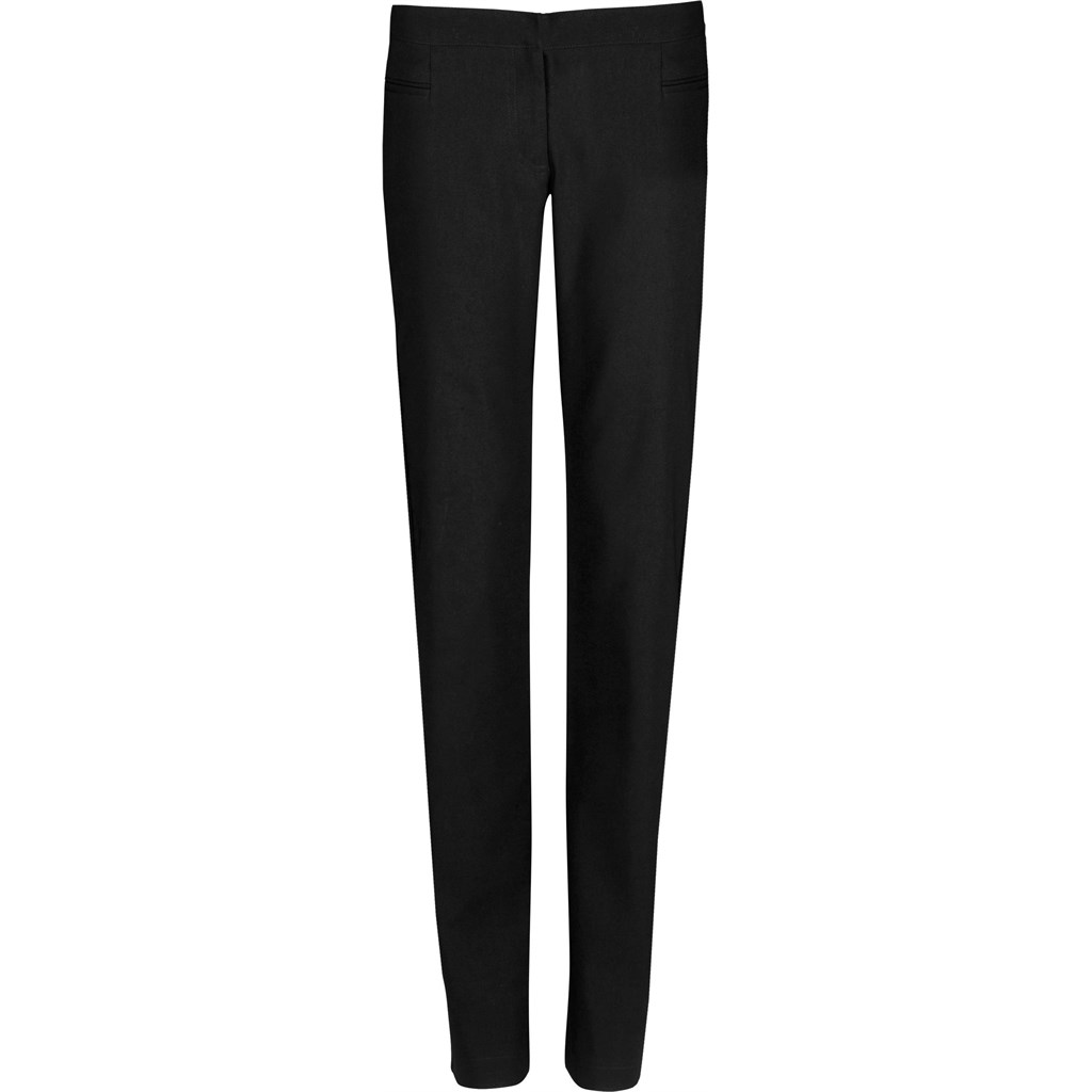 Ladies Cambridge Flat Front Pants - Black Ladies Cambridge Flat Front Pants - Black - Image 1
