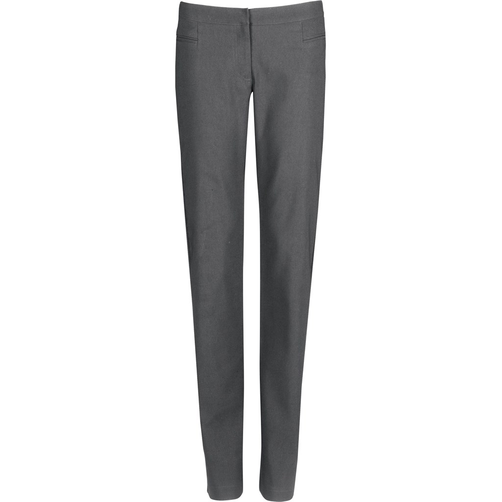 Ladies Cambridge Flat Front Pants - Grey Ladies Cambridge Flat Front Pants - Grey - Image 1