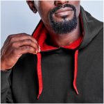 Mens Solo Hooded Sweater - Red - Image 4